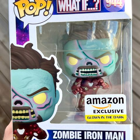 Funko Pop! Zombie Iron Man (Glow In The Dark) | Marvel: What If...? (944)