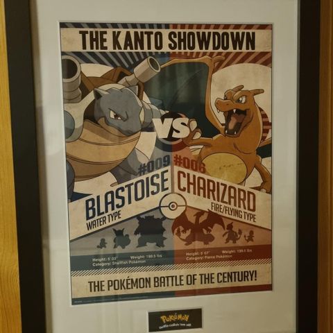 Pokemon - The Kanto Showdown (Innrammet)