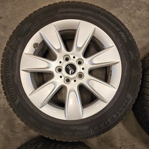 ORIGINAL VINTER HJULSETT MINI COUNTRYMAN 225/55 R17