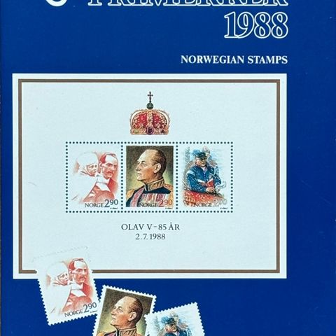Norge - Postfriske årssett 1988 - 2002