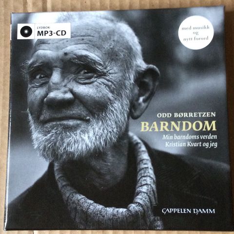 Barndom - Odd Børretzen - Lydbok:  MP3-CD. Ny.   Kr.70,-.