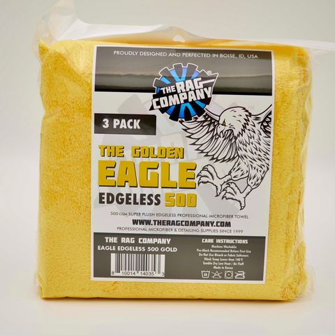 The Rag Company Golden Eagle Edgeless (pakke med 3 stk)