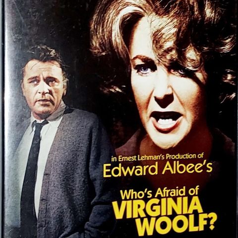 2 DVD.WHO'S AFRAID OF VIRGINIA WOOLF? 1966.1 stk.UÅPNET.