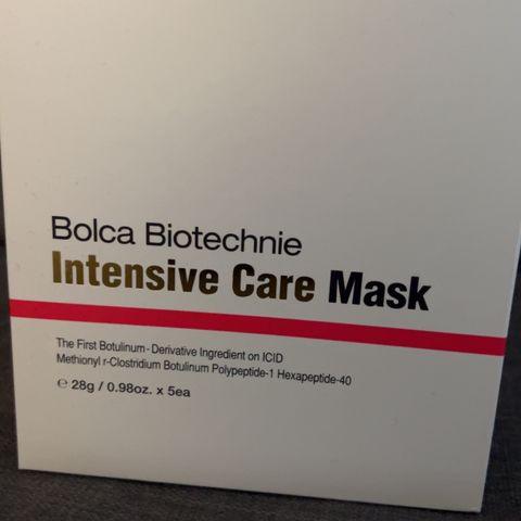 BoLCA Intensive Care Mask (Professional Korean Skincare)