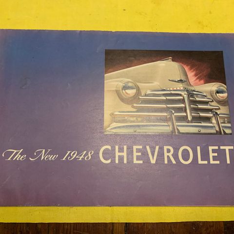 Chevrolet 1948 original brosjyre