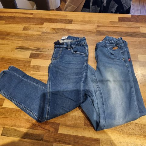 2 x jeans str 140/10 år