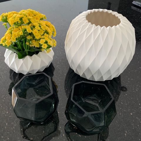Magnor iglo lyslykt 9 cm og Gubel vase og skål/ liten krukke