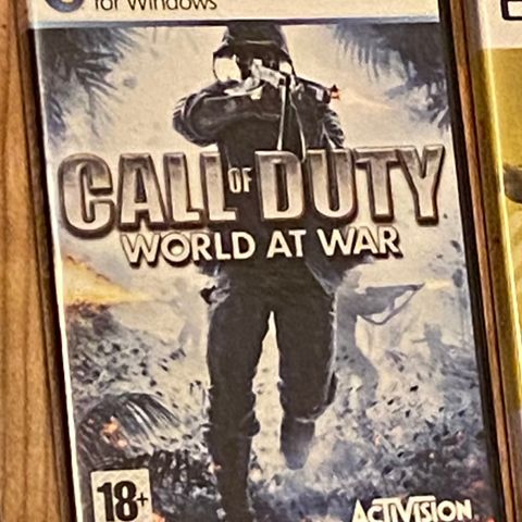 PC spill Call of Duty- World at war