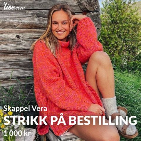 Helene Moo x Skappel Vera, strikkes på bestilling