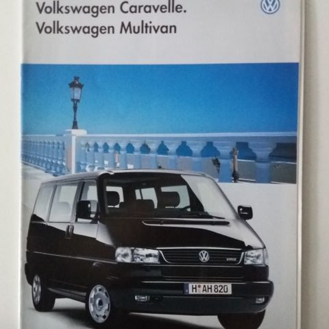 Volkswagen CARAVELLE / MULTIVAN -brosjyre. (NORSK) T4