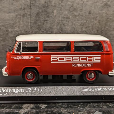 Minichamps - VW T2 Transporter - "Porsche Renndienst " - Limited Edition - 1:43