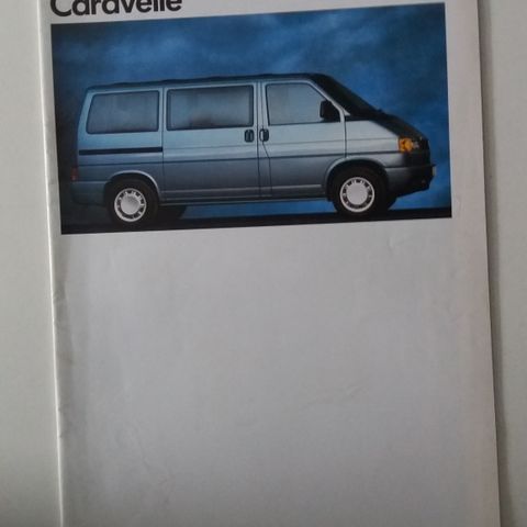 Volkswagen CARAVELLE T4 -brosjyre. ( NORSK )