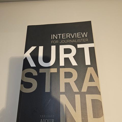 Interview for journalister. Kurt Strand