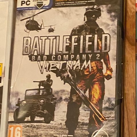 Nedsatt. Uåpnet i plast PC spill Battlefield Bad Company 2