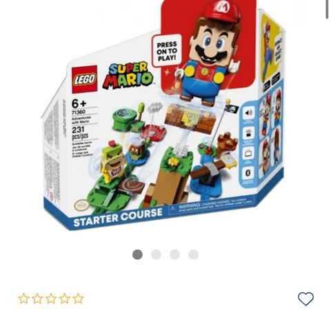 LEGO Super Mario - Startbanen På eventyr med Mario 71360