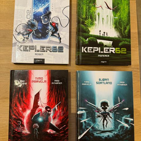Kepler62 bøker (nr 3, 4, 5 og 6)