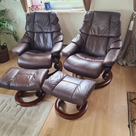 2 stk. Stressless® Reno(M) lenestoler Ekornes: NY PRIS:63.198,-