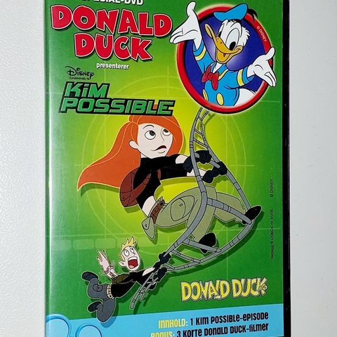 SPESIAL DVD.DONALD DUCK & KIM POSSIBLE.