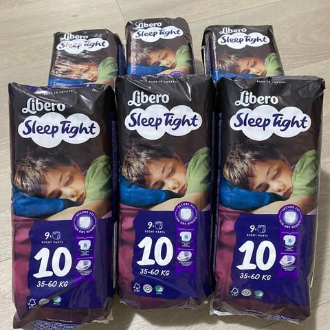 Libero Sleep Tight nr10 35-60kg 6x9pk