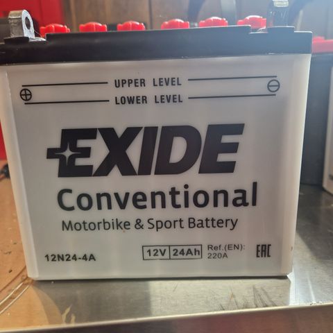 EXIDE motorsykkel batteri NYTT