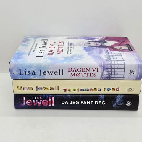 3 stk Lisa Jewell hardcover bøker