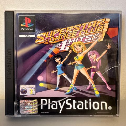 PlayStation 1 spill: Superstar Dance Club #1 Hits