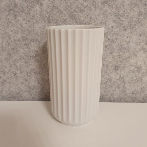 Lyngby vase hvit 12,5cm