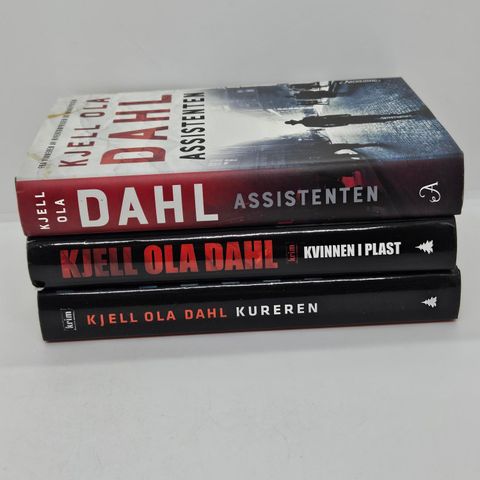 3 stk hardcover bøker av Kjell Ola Dahl