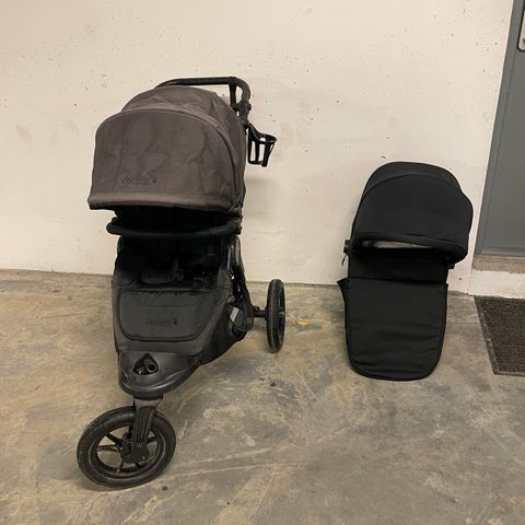 Baby jogger City Elite 2019-modell med liggedel - perfekt hyttevogn