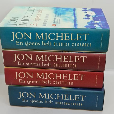 En sjøens helt 1-4. Hardcover. Jon Michelet