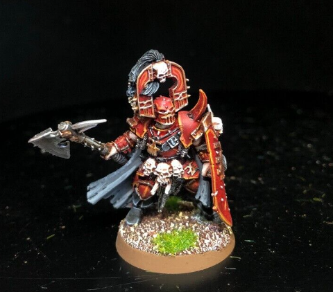 Warhammer Chaos Lord on foot