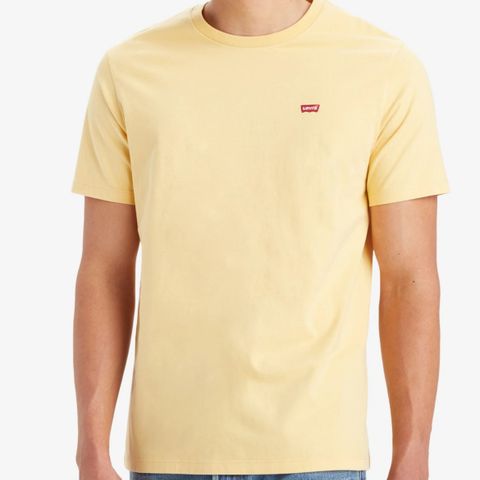 Ny LEVIS gul t-skjorte