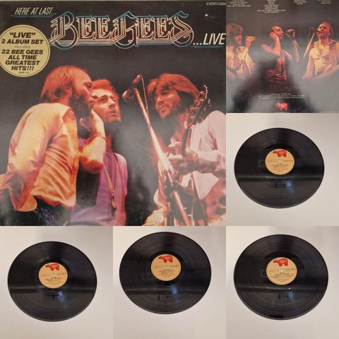 BEE GEES "HERE AT LAST - BEE GEES LIVE" 1977