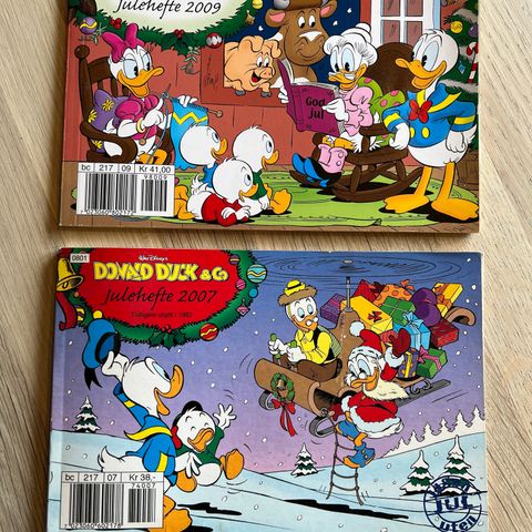 JULEHEFTE Donald Duck & Co, 2 stk