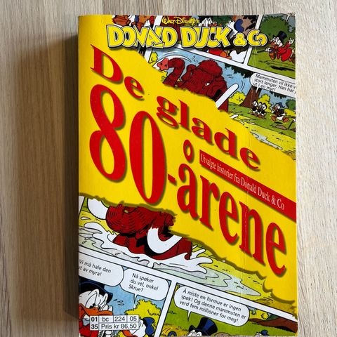 DONALD DUCK POCKET – Donald Duck "De glade 80-årene"