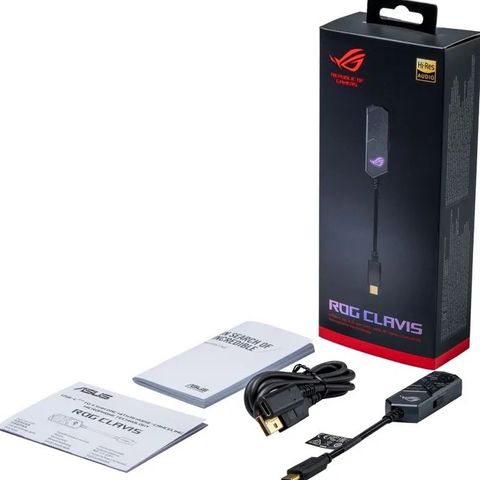 Asus Rog Clavis-usb-c lydkort