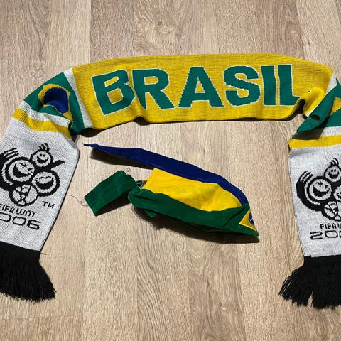 Supporterskjerf + bandana BRASIL - VM 2006