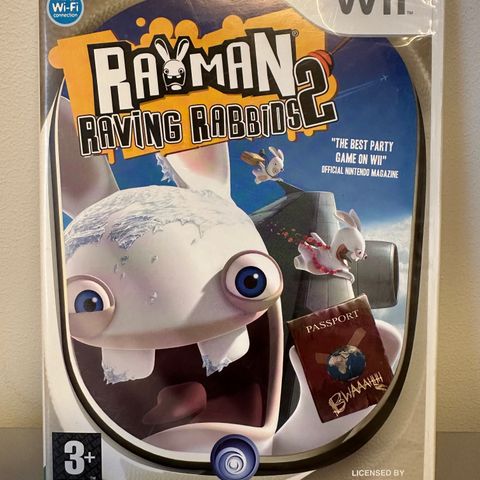 Nintendo Wii spill: Rayman Raving Rabbids 2