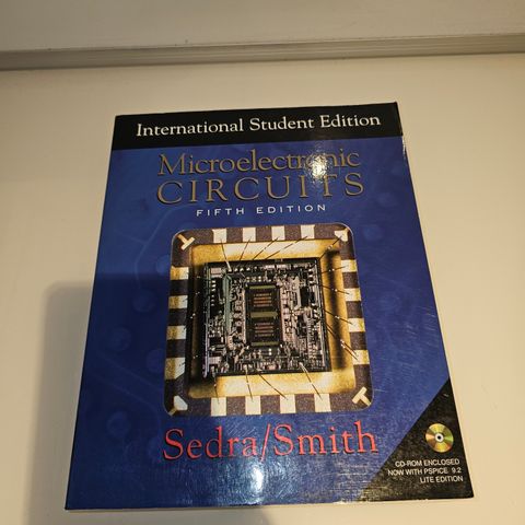 Microelectronic Circuits, 5th Edition, Sedra, Smith, CD inkludert
