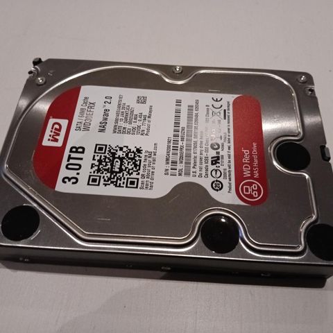 3TB WD Red SATA 3.5" harddisk
