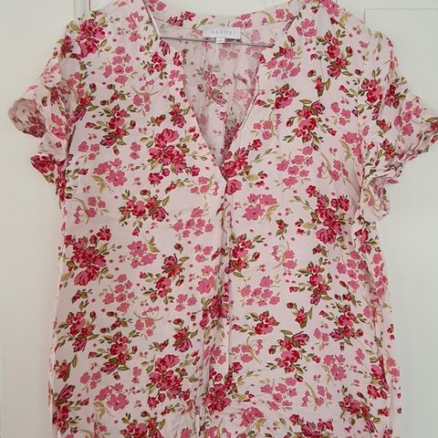 Sommer top vavite med blomster print