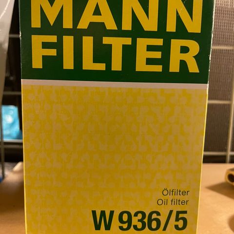 2 x OLJE FILTER MANN