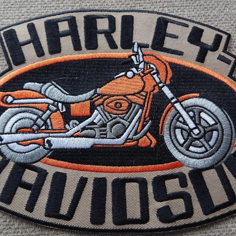 Harley Davidson rygg tøymerke selges