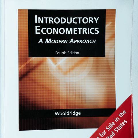 Introductory Econometrics - A Modern Approach