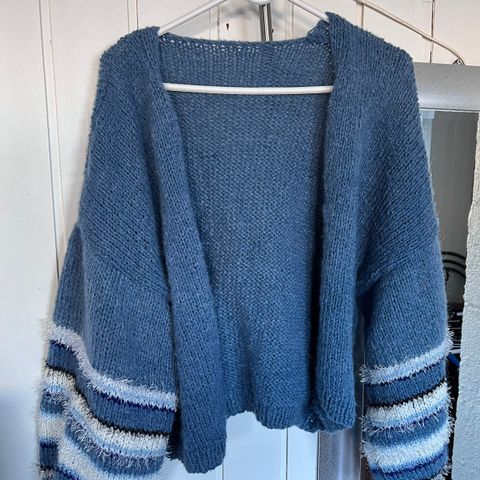 NY cardigan alpakka merino ull