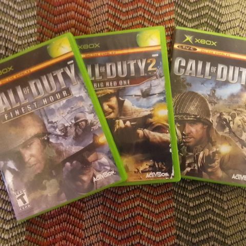 Amerikanske Call of Duty til Orginal XBOX