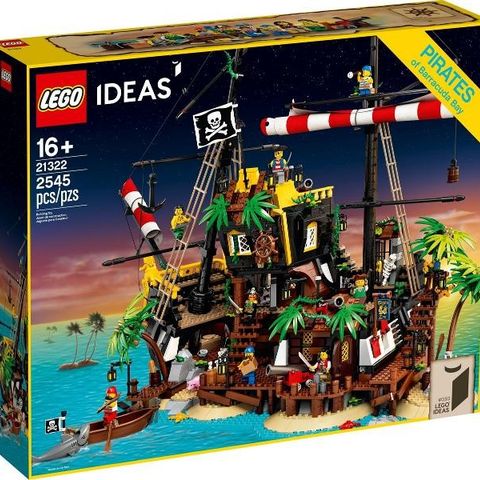 Uåpnet Lego 21322 Pirates of Barracuda Bay