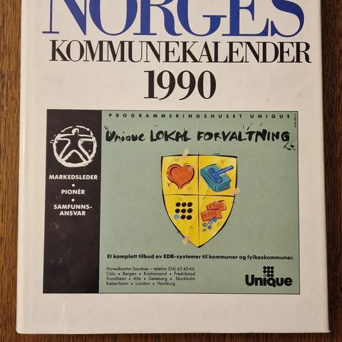 Norges Kommunekalender 1990