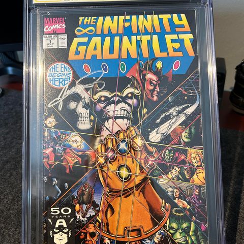 Selger tegneserien Infinity Gauntlet fra 1991 gradert av CGC!