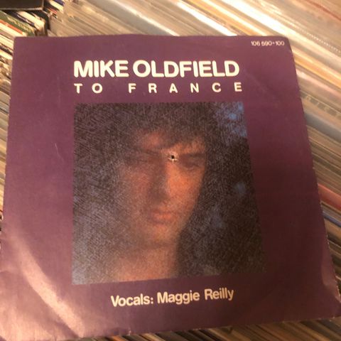 Singel Mike Oldfield-To France